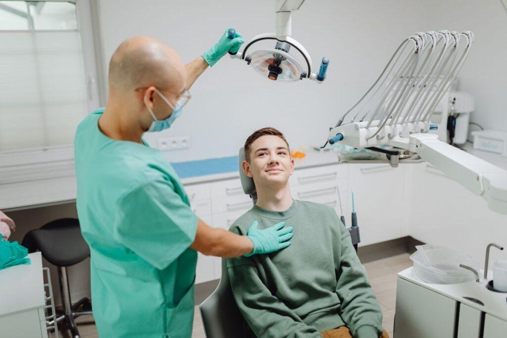 Adult patient considering orthodontic treatment